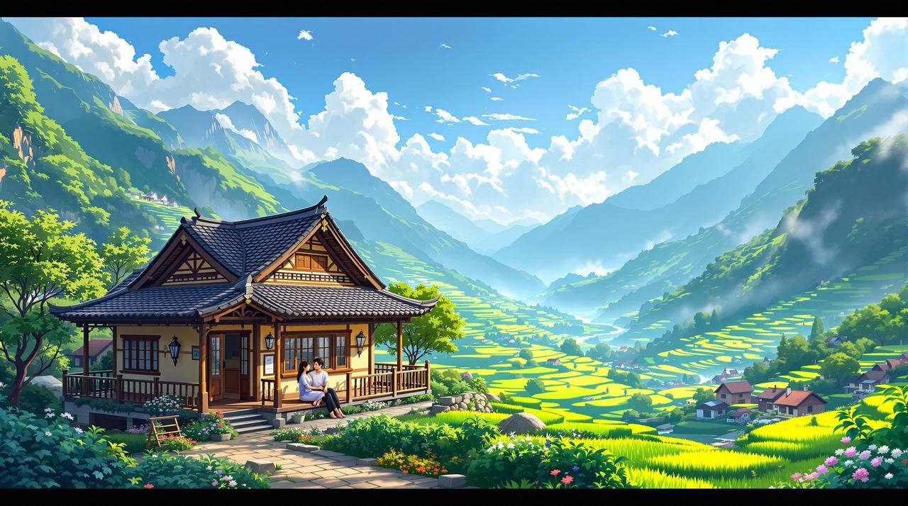 免费短剧无广告客户案例 - 旅游宣传动画《山居岁月》—— 乡村旅游振兴项目