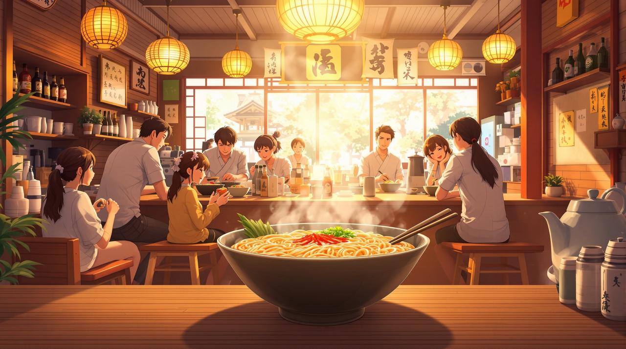 免费短剧无广告客户案例 - 品牌治愈动画《一碗热汤》—— 日式拉面连锁品牌形象升级